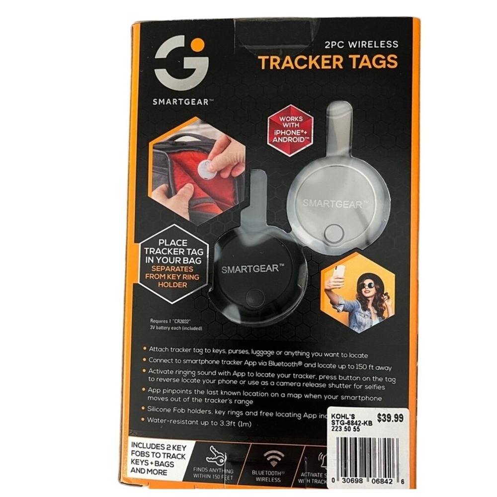 Smart Gear 2-piece Tracker Tags‎ - Picture 2 of 4
